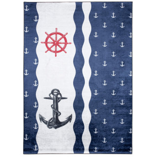 Detský koberec s námorníckym motívom