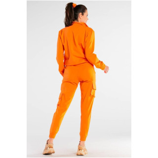 Buzunare confortabile pentru femei, cu o croială largi de culoare portocalie