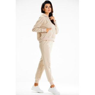 Pantaloni de trening de dama bej