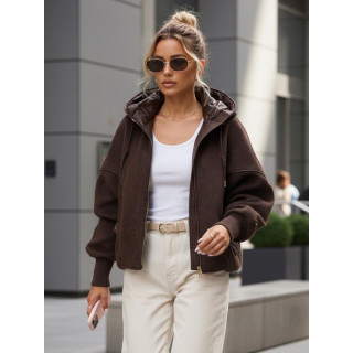 Jachetă de damă maro tranzițional TY5638